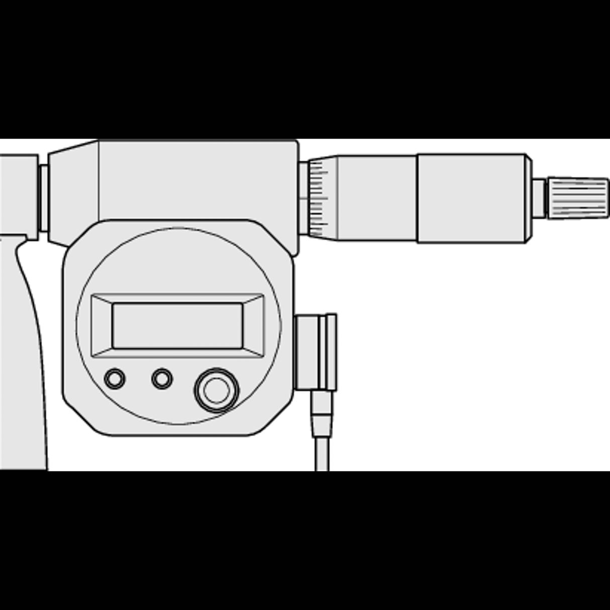 Micrómetro Digital para Exteriores Digimatic, Intervalo de 16-17 pulg, Fuerza de Medición de 10 a 15 N, Con Salida de Datos