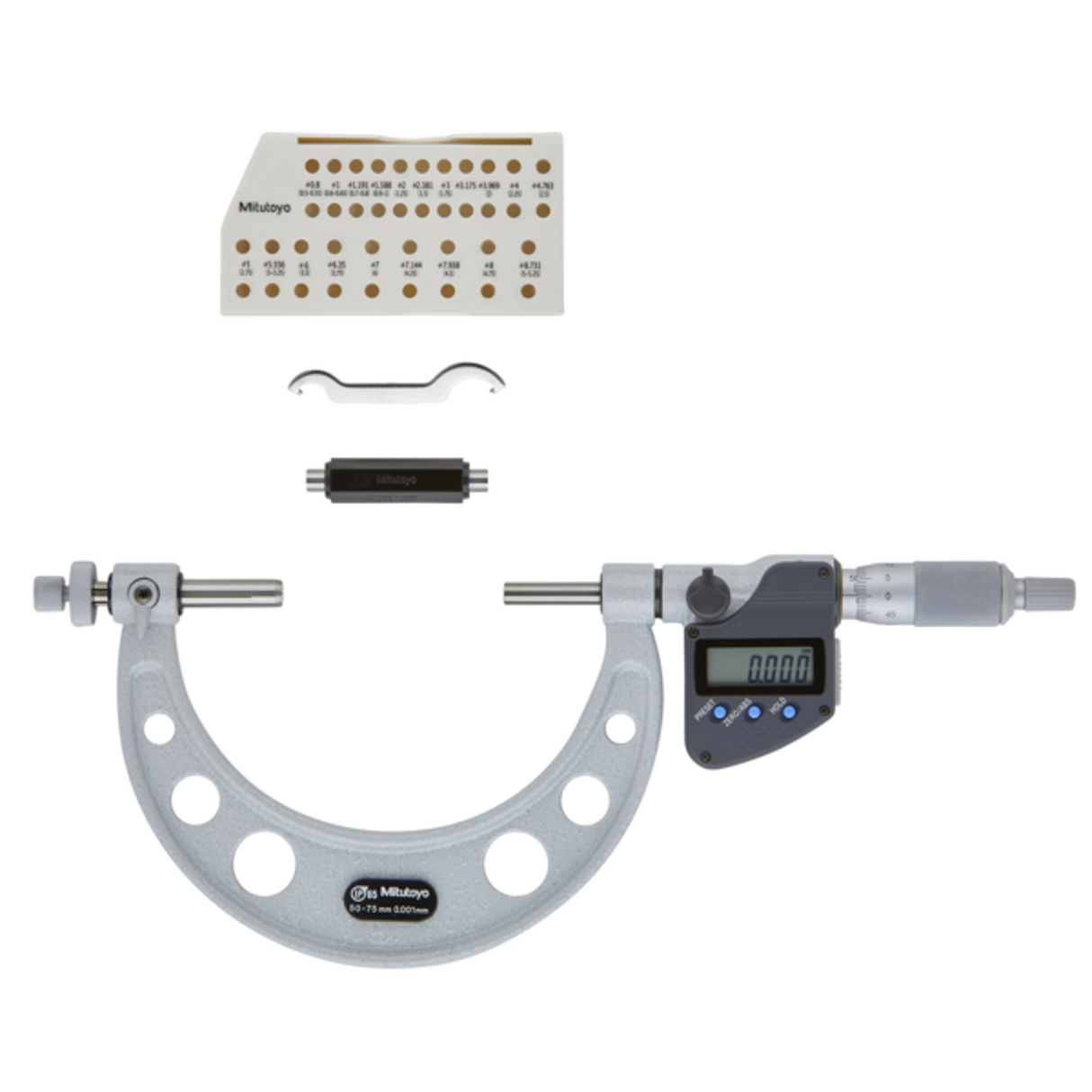 Micrómetros Digimatic para Dientes de Engranes IP65 50-75mm