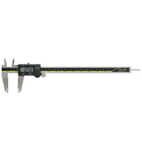 Calibrador digital ABS AOS, puntas de carburo. pulg/mm, 0-12 pulg,  Rodillo para pulgar,sin salida de datos