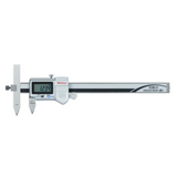 Calibrador digital ABS de centros con punta ajustable pulg/mm, 0,404-6,4 pulg, IP67, Rodillo  para el pulgar