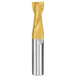 Cortador Vertical de Propósito General, Diam. 1/8 pulg, 2 Flautas, Punta Plana